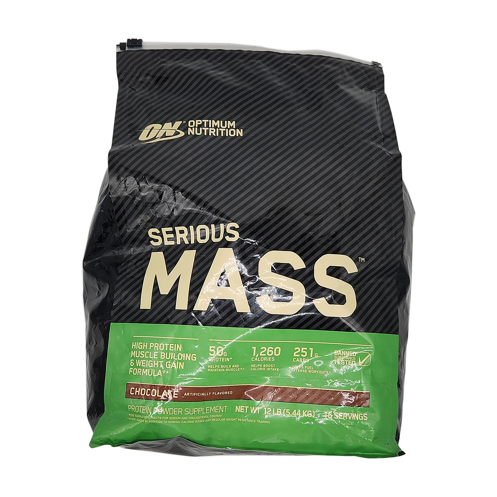 Optimum Nutrition Serious MASS Chocolate 16 Servings Protein Powder