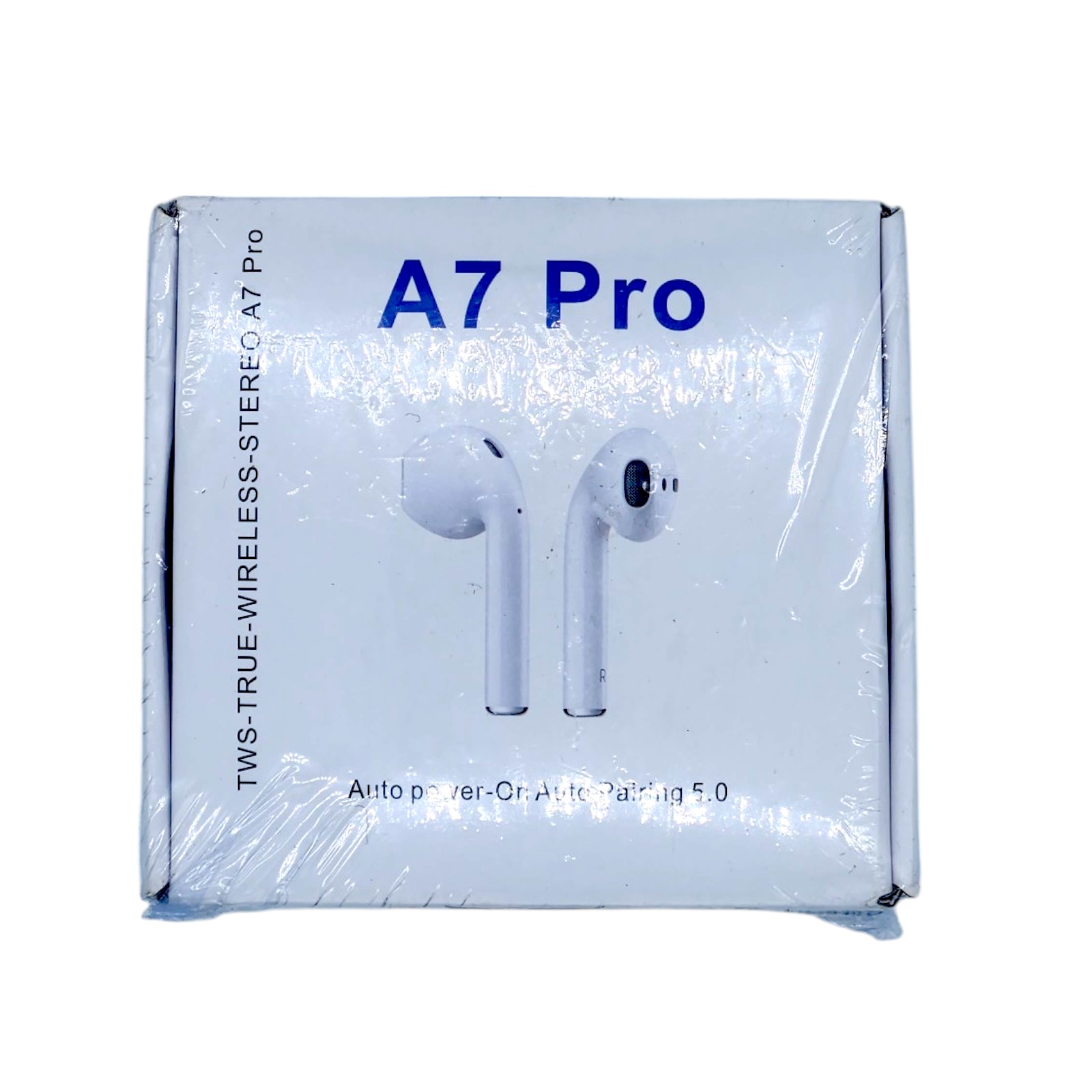 A7 Pro Knockoff True Wireless Bluetooth Stereo Earbuds, White