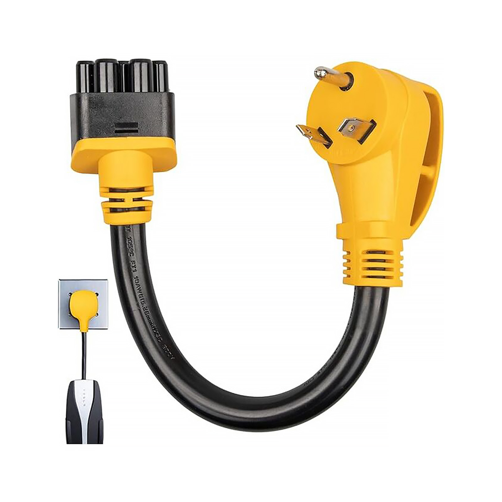 NEMA TT-30P Adapter for Tesla Gen 2 Mobile Charger Max 24 Amp