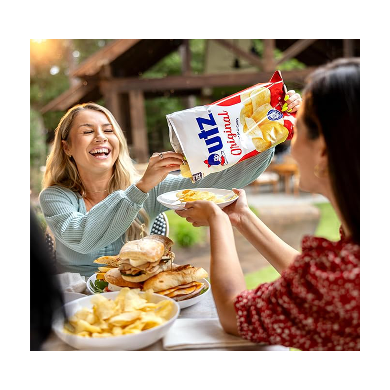 Utz Original 1 Oz Bags, 42 Count Crispy Potato Chips Made from Fresh Potatoes, Crunchy Individual Snacks to Go, Cholesterol Free, Trans-Fat Free, Gluten Free Snacks