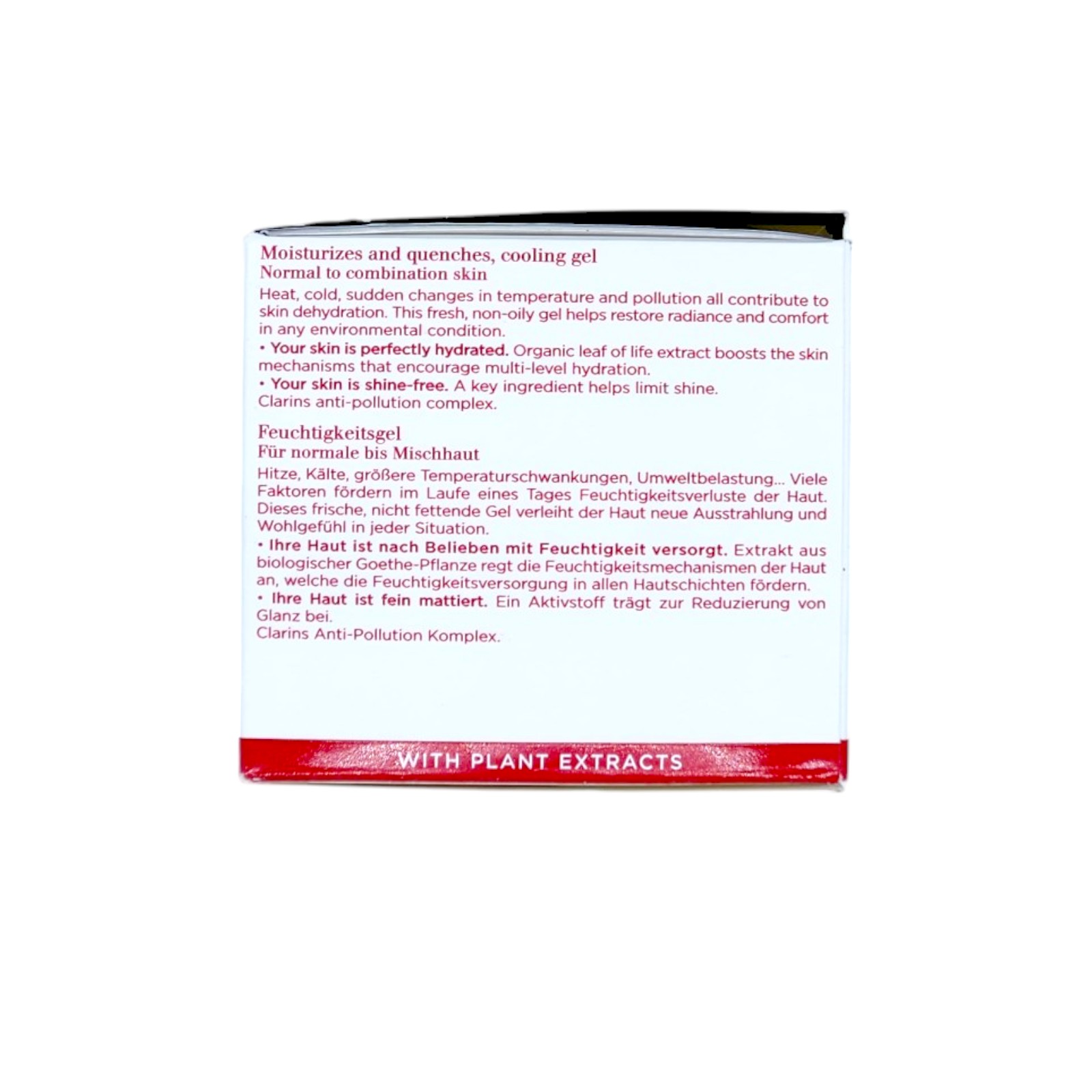 Clarins Hydra Essentiel Cooling GEL Normal Combination Skin 1.7oz