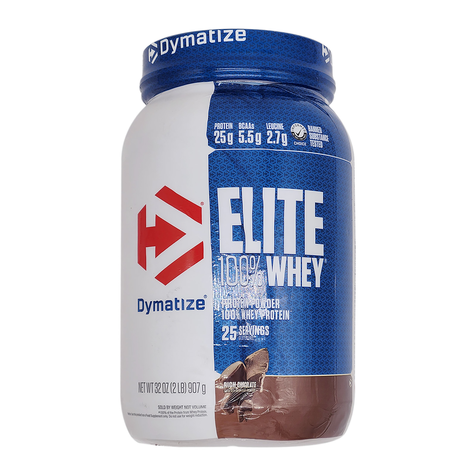 Dymatize Elite 100% Whey Protein Powder Rich Chocolate 25 Servings