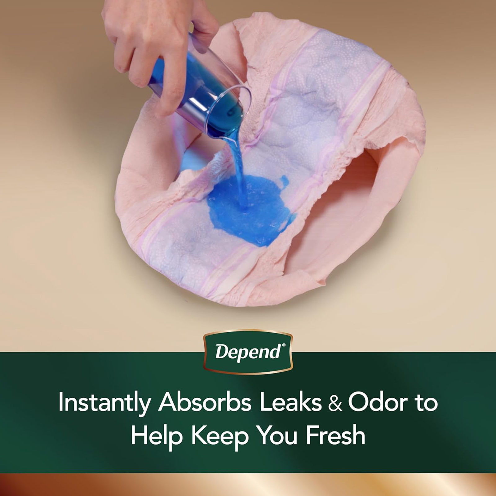 Depend Silhouette Adult Incontinence & Postpartum Bladder Leak Underwear for Women, Maximum Absorbency, Large, Pink, 12 Count, Packaging May Vary