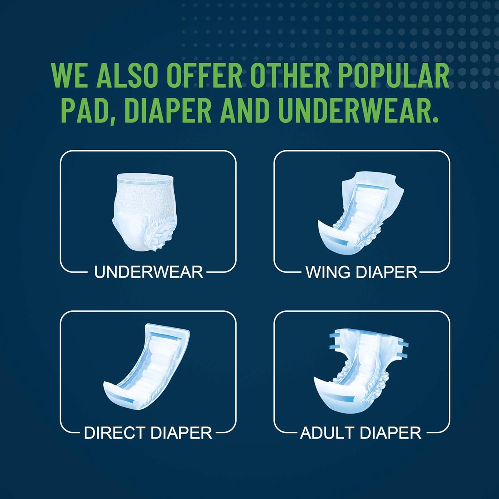 Unifree Disposable Underpads (XL 30x36 Inch) - Super Absorbent Blue (50Count)