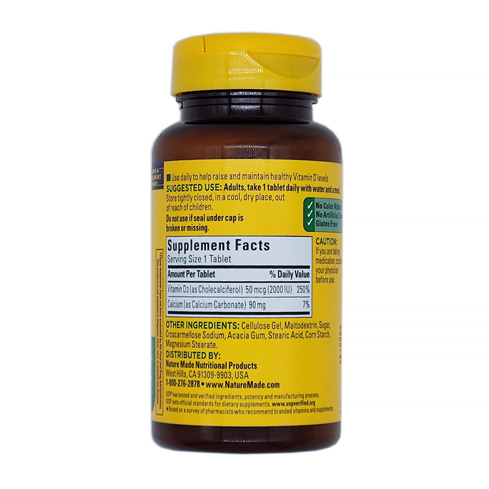 Nature Made Vitamin D3 Tablets 100 Tabs by Nature Made