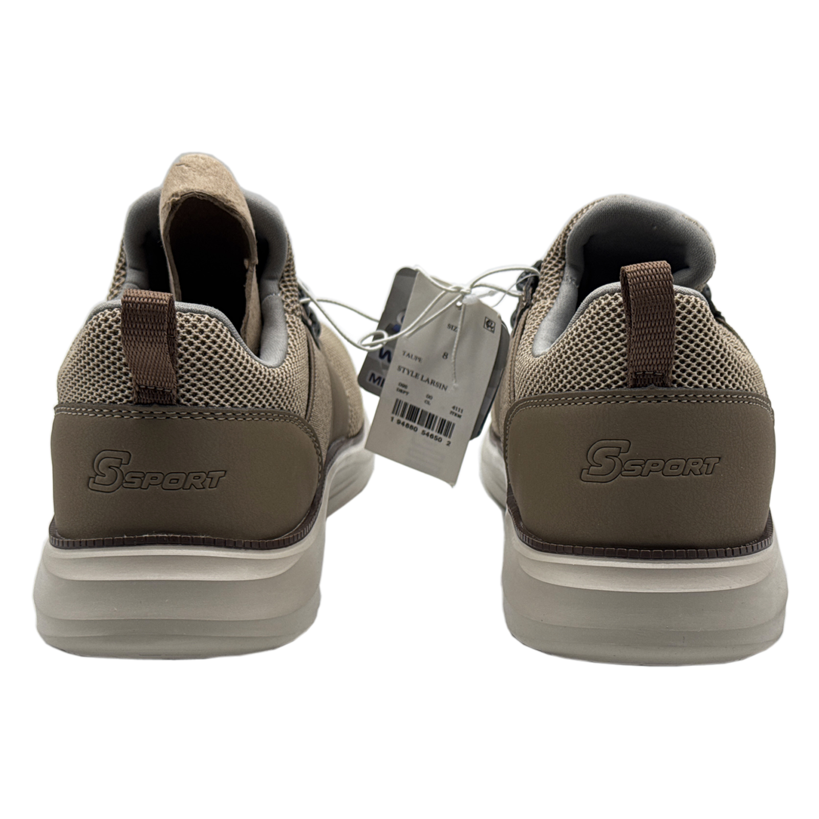 S Sport by Sketchers - Men's Larsin Casual Sneakers - Taupe - Size 8  (US) *** No Box ***