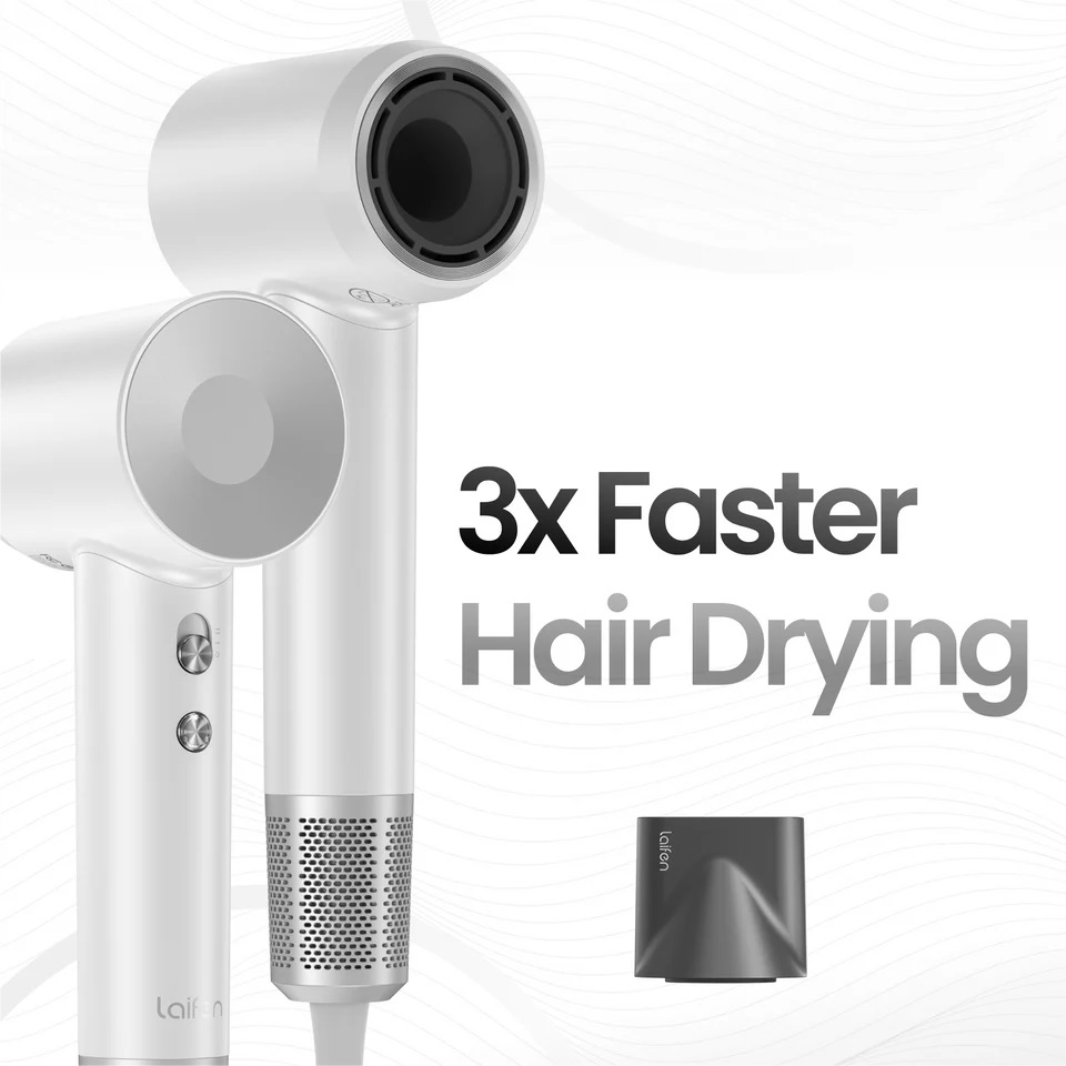 Laifen Swift - High Speed Ionic Hair Dryer with Magnetic Nozzle