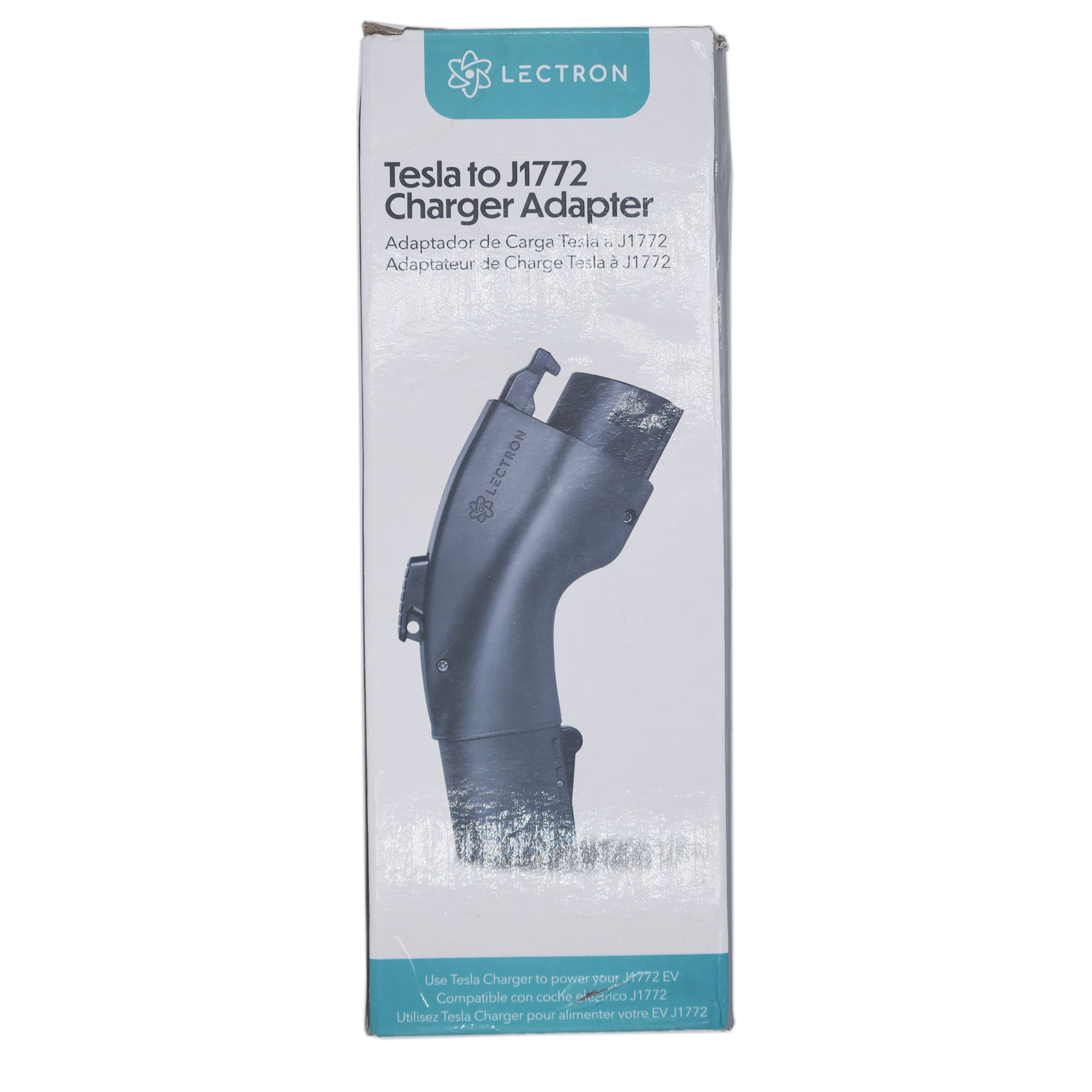 LECTRON TESLA to J1772 Charging Adapter, Max 48A & 250V Electric Vehicle - BLACK