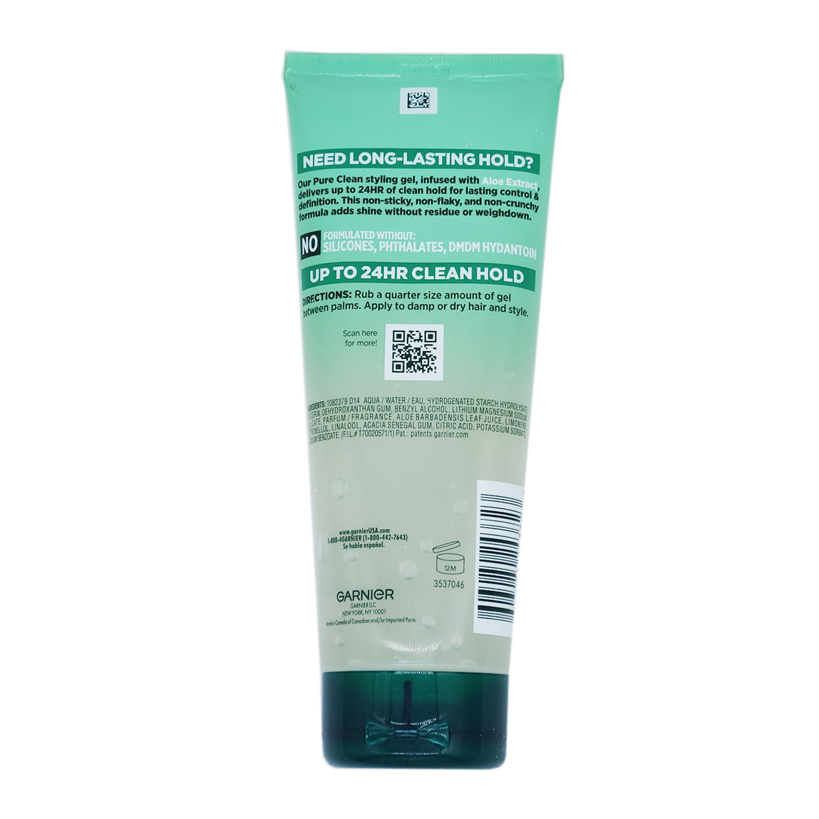 Garnier Fructis Style Pure Clean Styling Gel, 6.8 fl oz