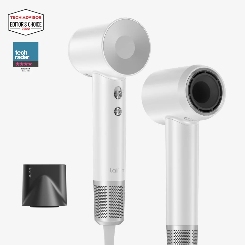 Laifen Swift - High Speed Ionic Hair Dryer with Magnetic Nozzle