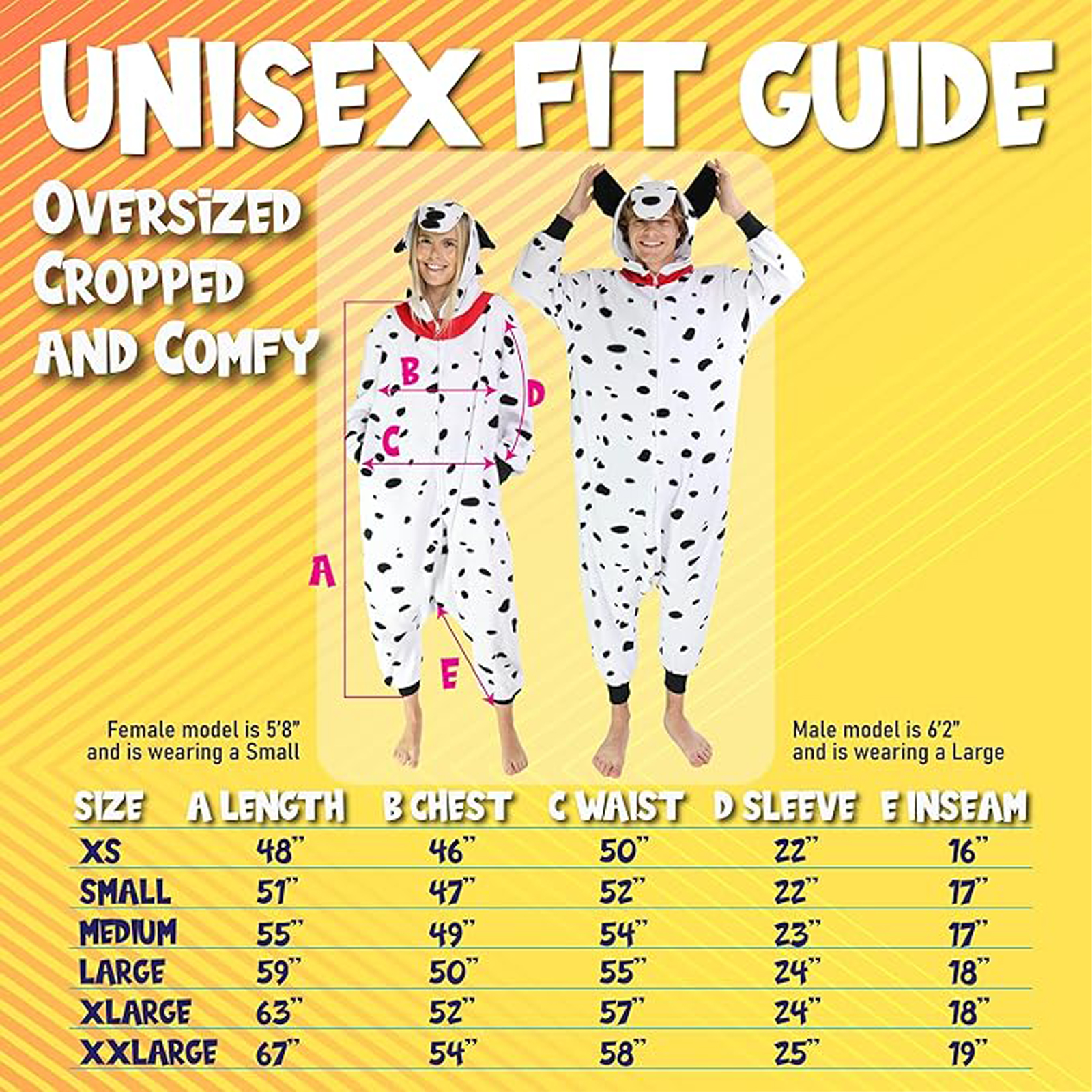 Dalmatian Dog One Piece - Plush Adult Animal Costume Jumpsuit, Large