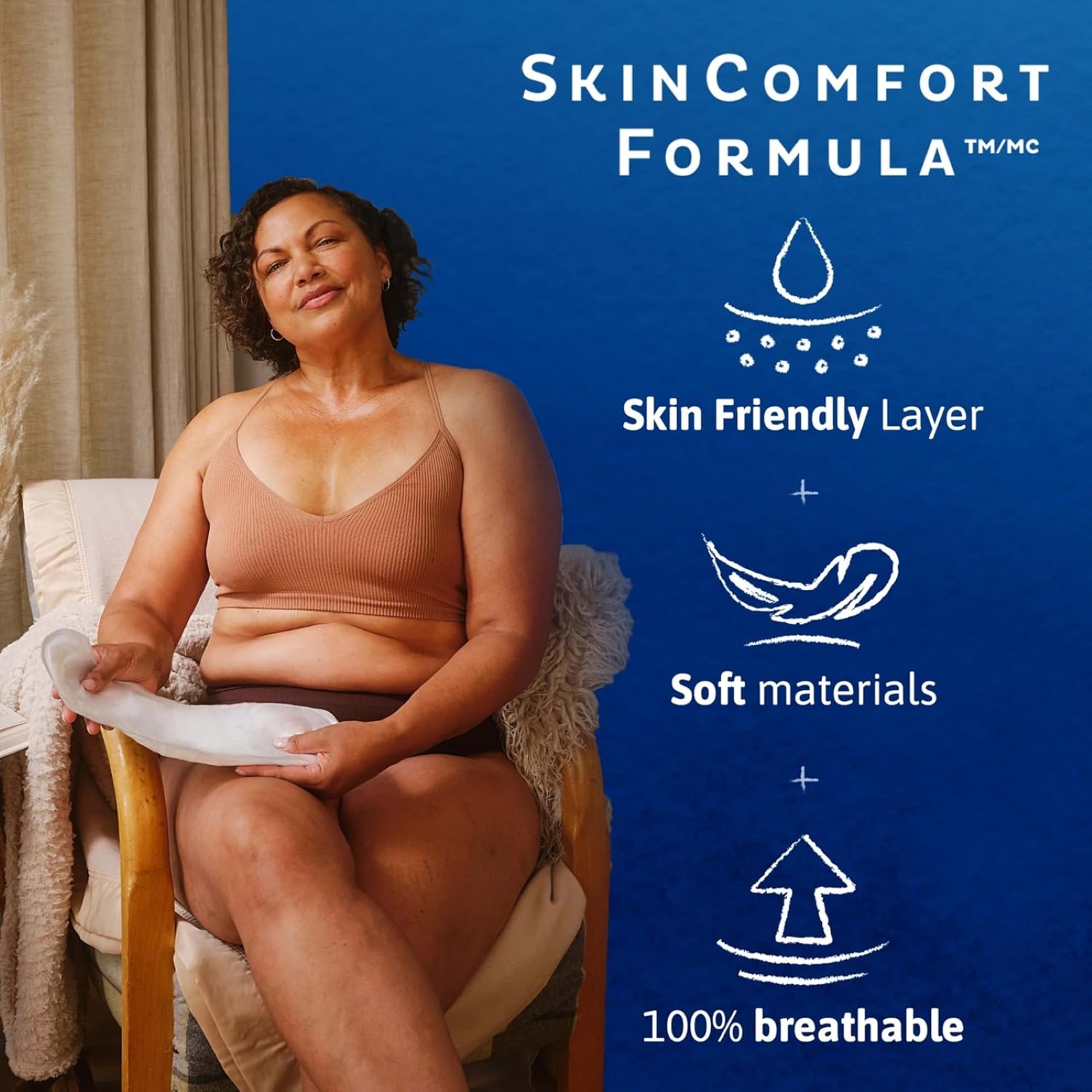 TENA Sensitive Care Incontinence Pads for Women Moderate, Bladder Control Pads, 20 Count