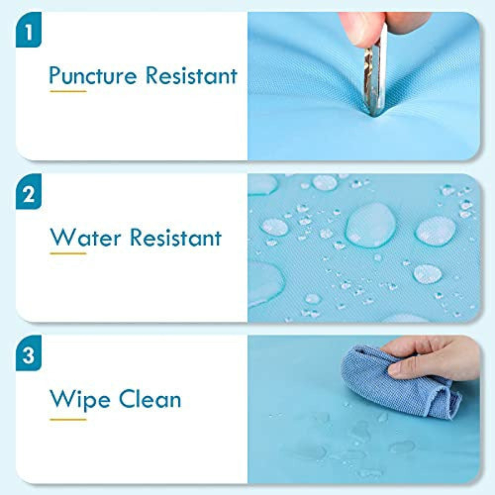 Mora Pets Dog Cooling Mats, Pet Cooling Mat Bed for Dogs Cats Large Cooling Gel Bed Cool Dog Blanket Pads Animal Cooling Mats Puncture Resistant L 50x90cm