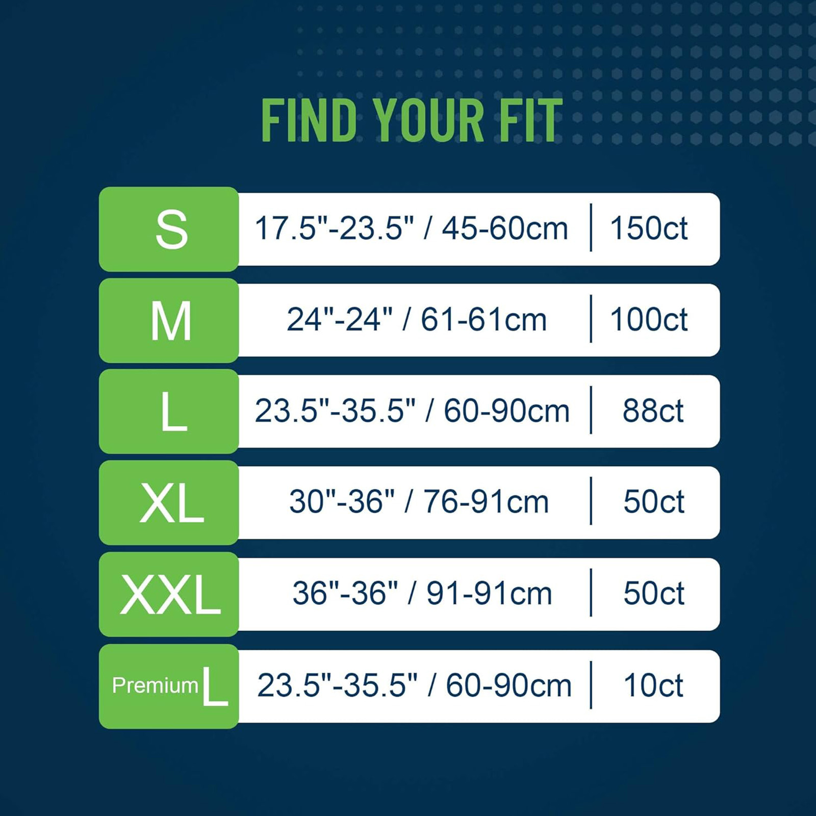 Unifree Disposable Underpads (XL 30x36 Inch) - Super Absorbent Blue (50Count)