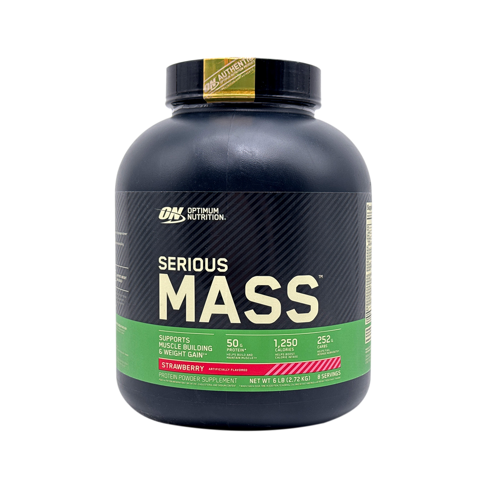 Optimum Nutrition Serious Mass - Weight Gainer Protein Powder - Strawberry - 6 lb