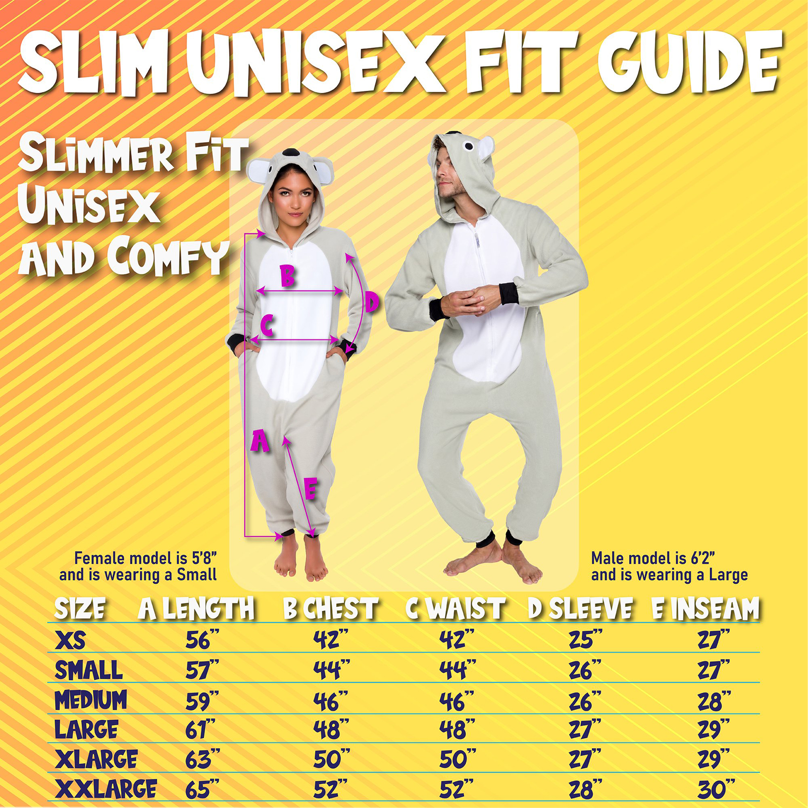 Slim Fit Adult One Piece Cosplay Koala Costume by Silver Lilly (Grey / White, Medium Unisex)
