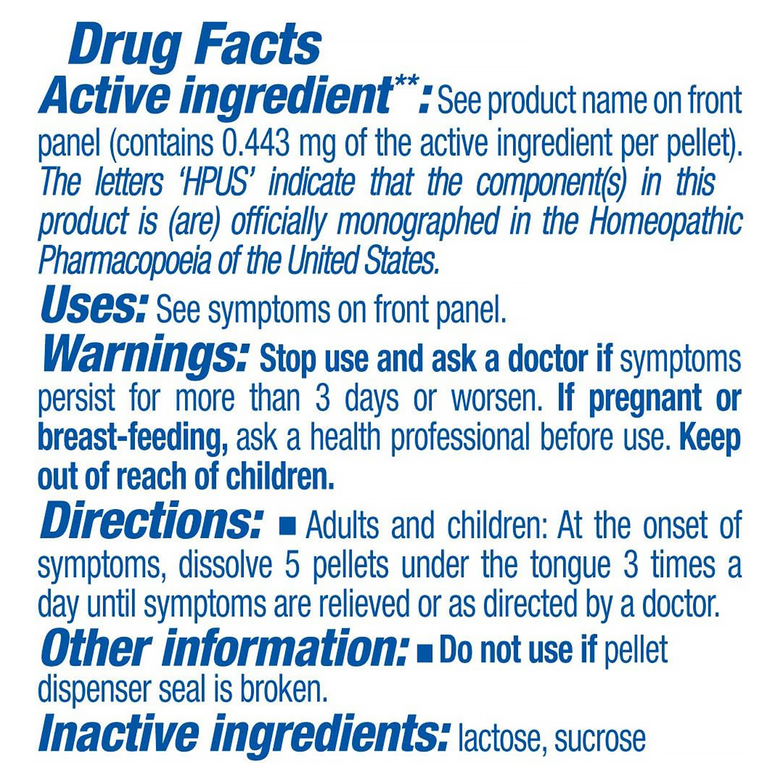 Boiron Histaminum Hydrochloricum 200Ck Homeopathic Medicine Allergies 240 Pellet