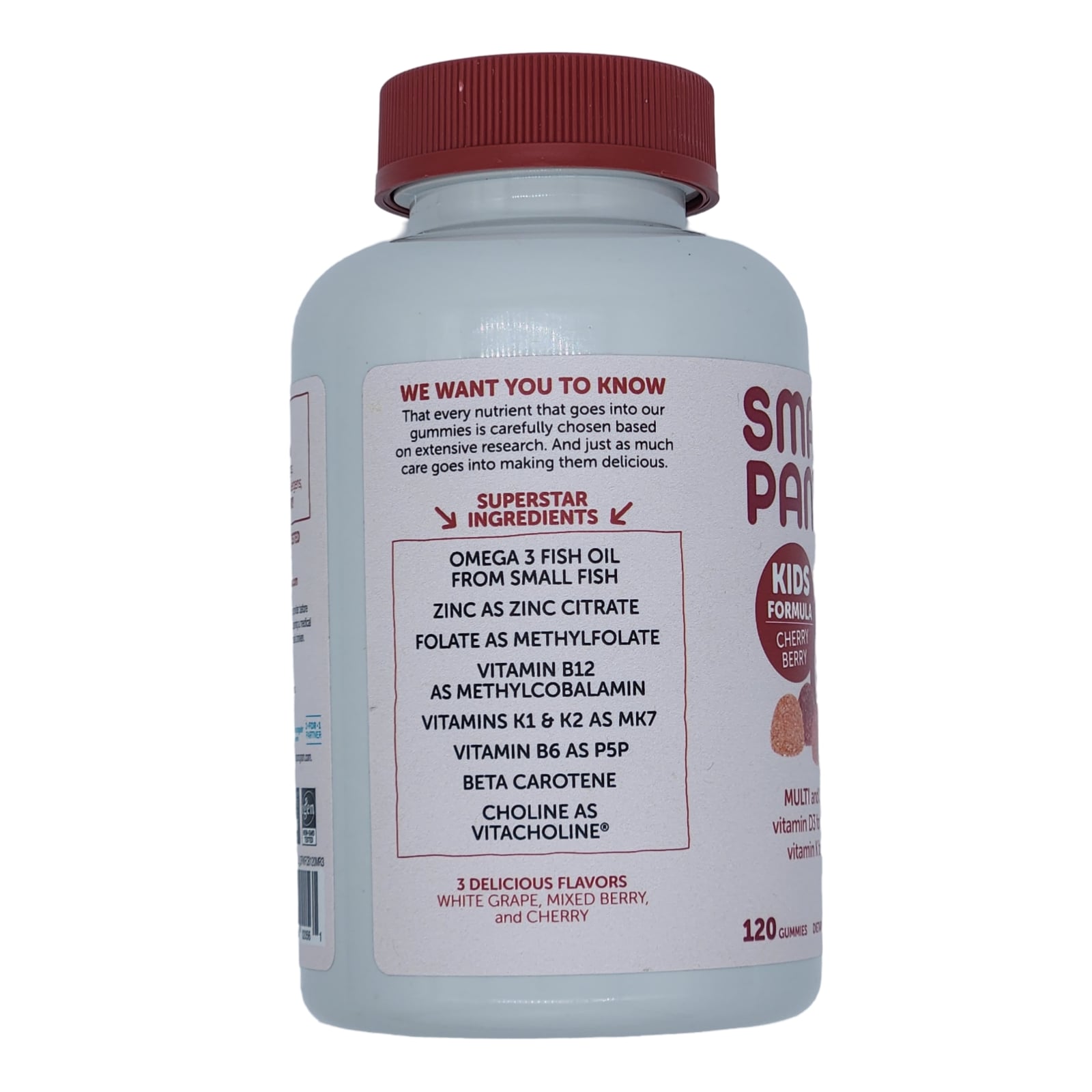 SmartyPants, Kids Formula, Cherry Berry, 120 Gummies
