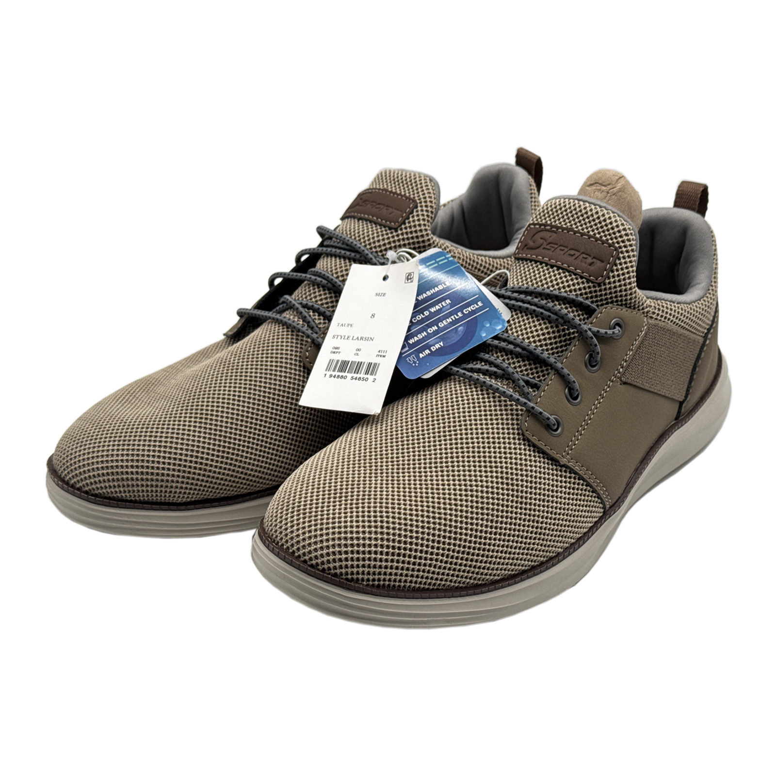 S Sport by Sketchers - Men's Larsin Casual Sneakers - Taupe - Size 8  (US) *** No Box ***