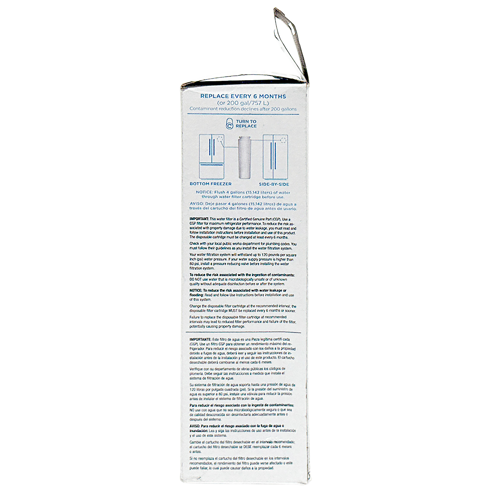 Everydrop Value by Whirlpool Ice and Water Refrigerator Filter 4, Single-Pack