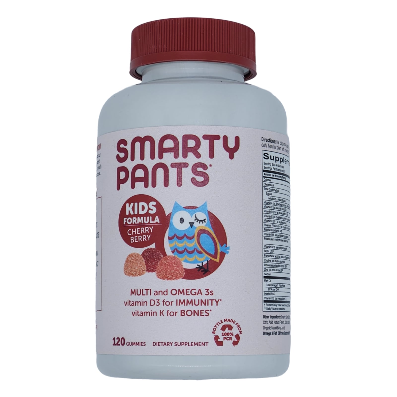 SmartyPants, Kids Formula, Cherry Berry, 120 Gummies