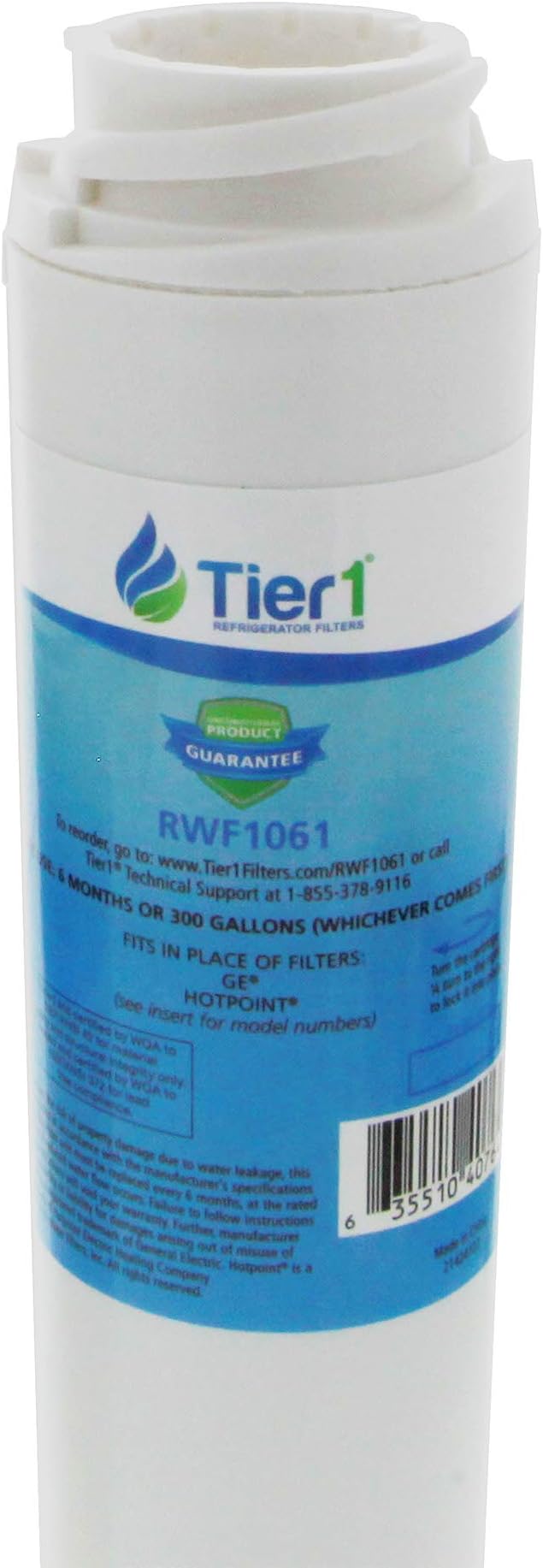 Tier1 GSWF Refrigerator Water Filter 3-pk | Replacement for GE GSWFDS, SmartWater 238C2334P001, Kenmore 46-9914, 469914, 9914, EFF-6023A, AP3418061, Fridge Filter