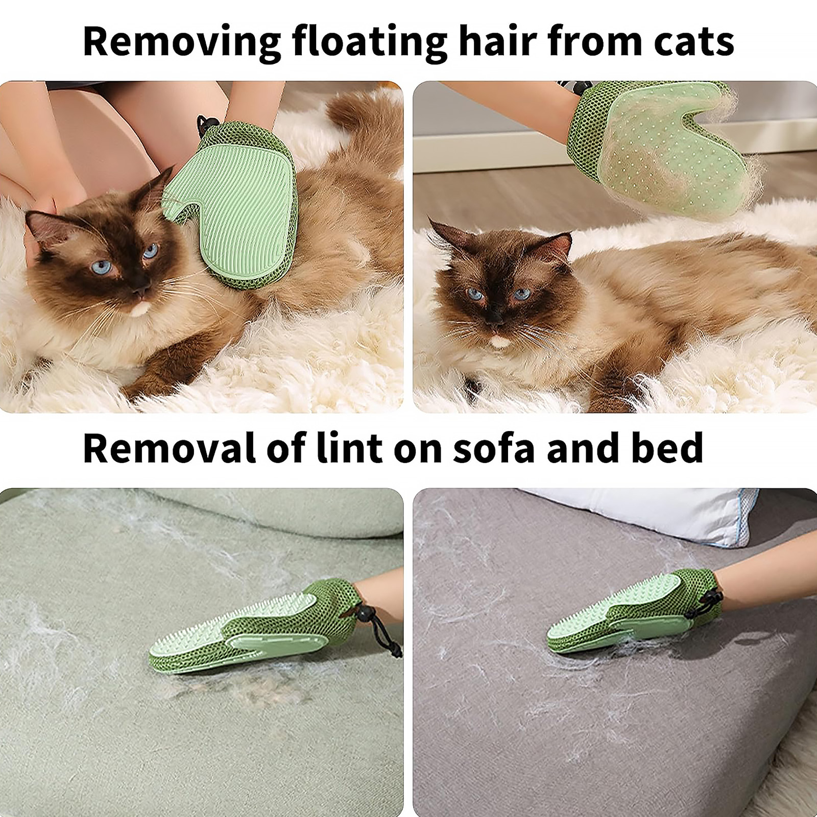 Cat Grooming Kit, Cat Clippers for Matted Hair, Cordless Cat Shaver for Long Hair, Low Noise Paw Trimmer, Cat Hair Trimmer for Grooming,Quiet Pet Hair Clippers Tools for Cats Dogs (Black)