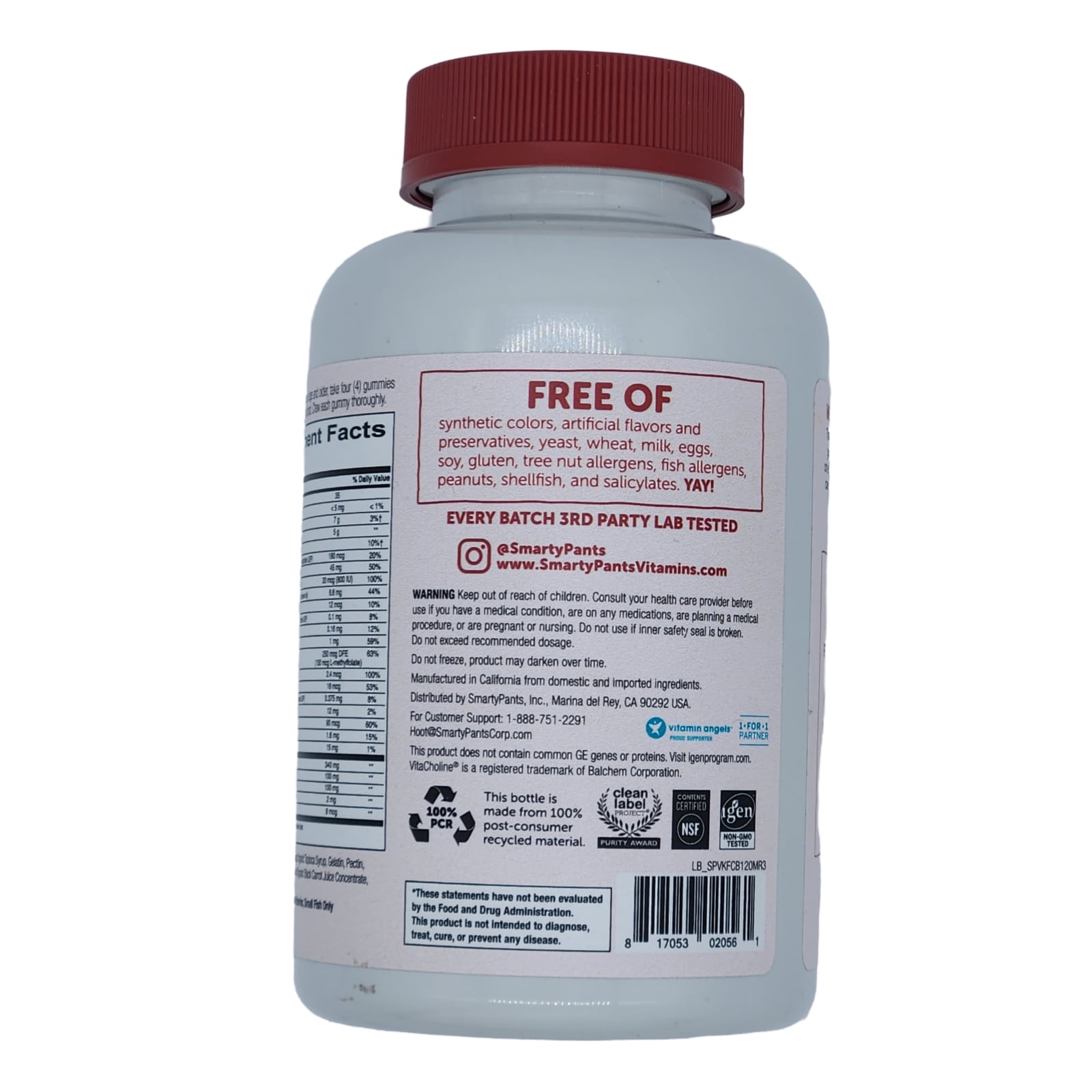 SmartyPants, Kids Formula, Cherry Berry, 120 Gummies