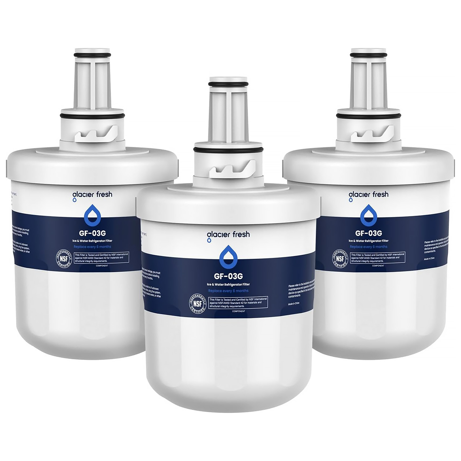 GLACIER FRESH GF-03G Water Filter Compatible with Samsung Aqua-Pure Plus, 3 Pack