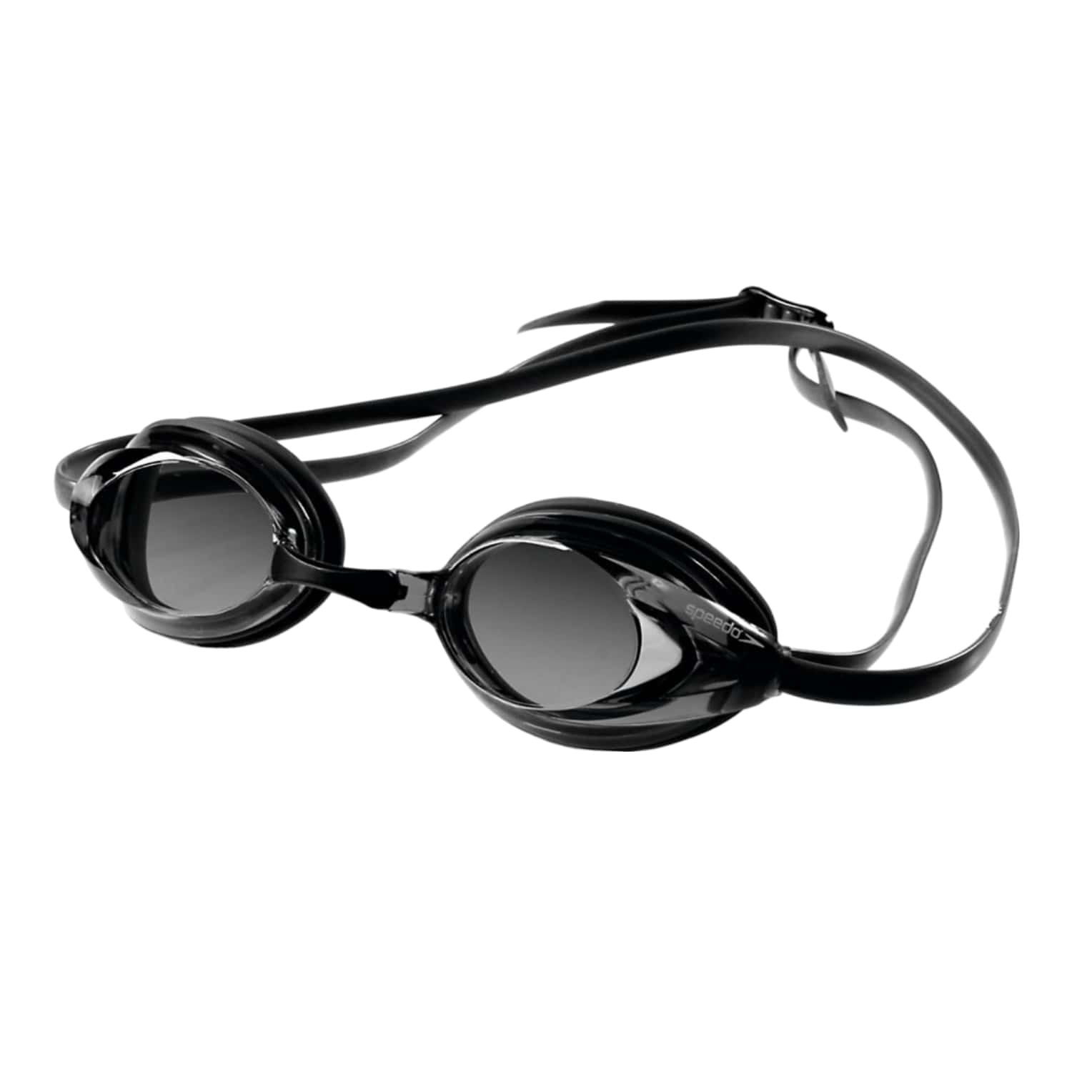 Speedo Vanquisher Optical Competition Swim Swimming Goggles Smoke Diopter -6.0