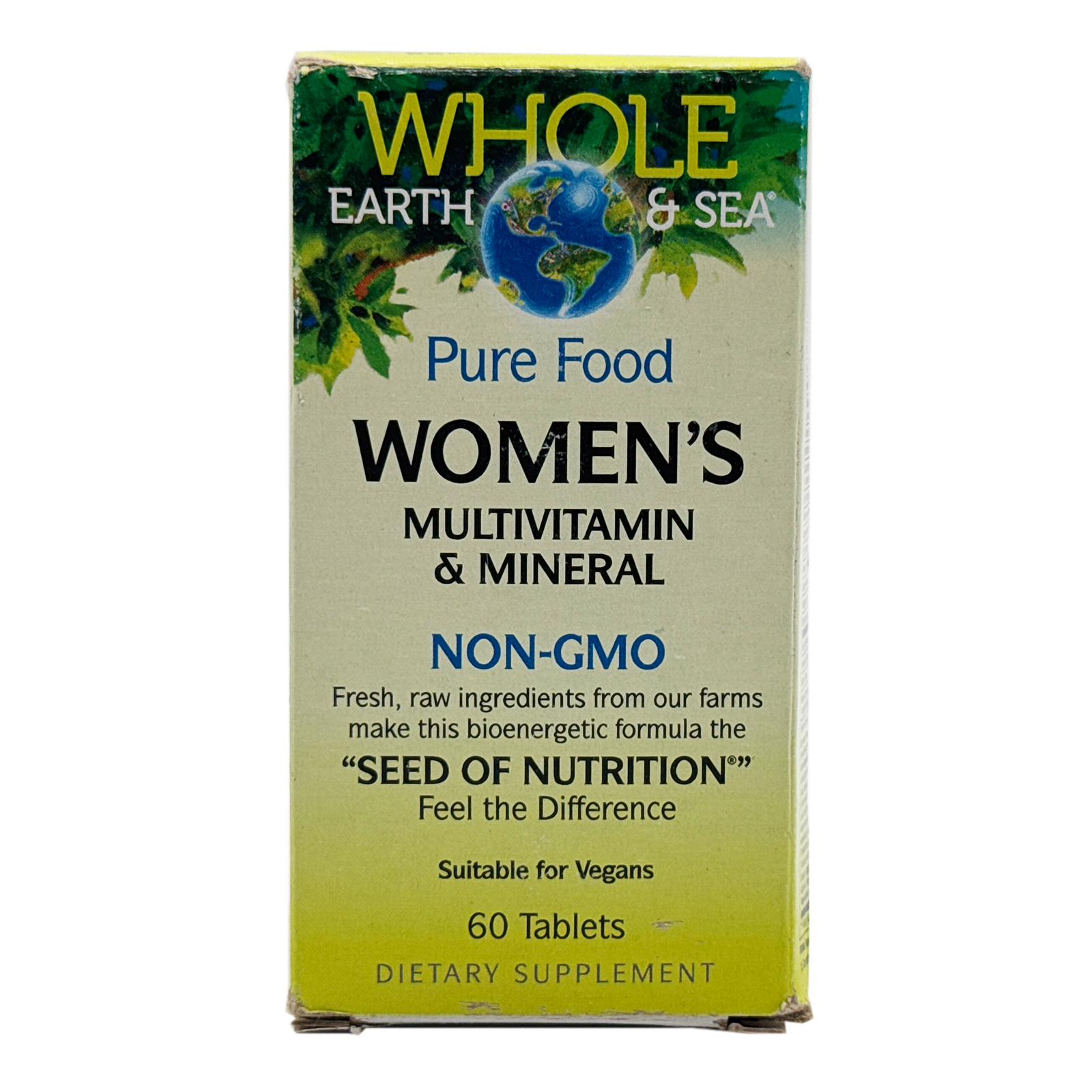 Natural Factors Whole Earth & Sea Women's Supplement 60 Tablets