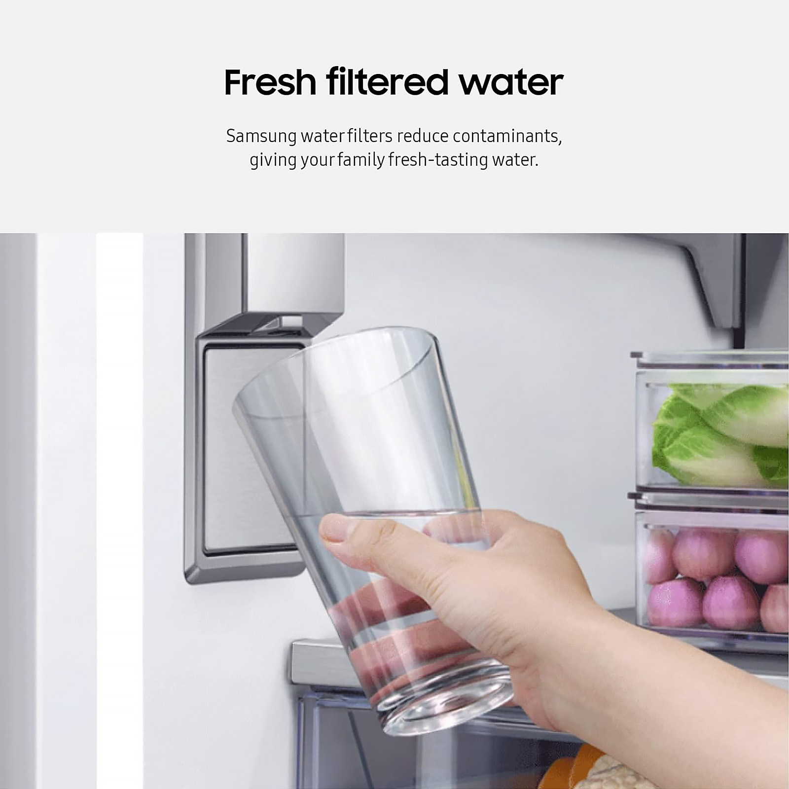 SAMSUNG DA97-17376B Genuine Filters for Refrigerator Water and Ice, Carbon Block Filtration for Clean, Clear Drinking Water, HAF-QIN/EXP (Choose pack)
