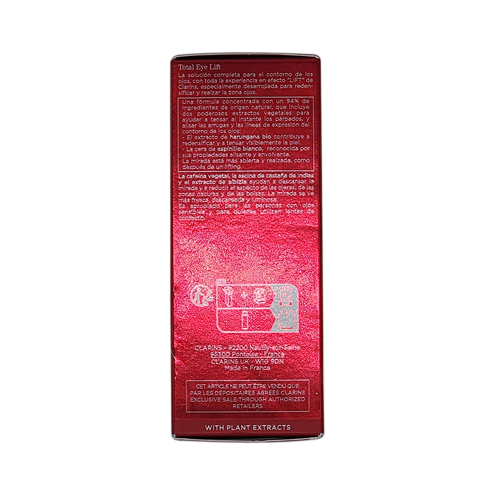 Clarins Total Eye Lift | Anti-Aging Eye Cream, 0.5 Oz