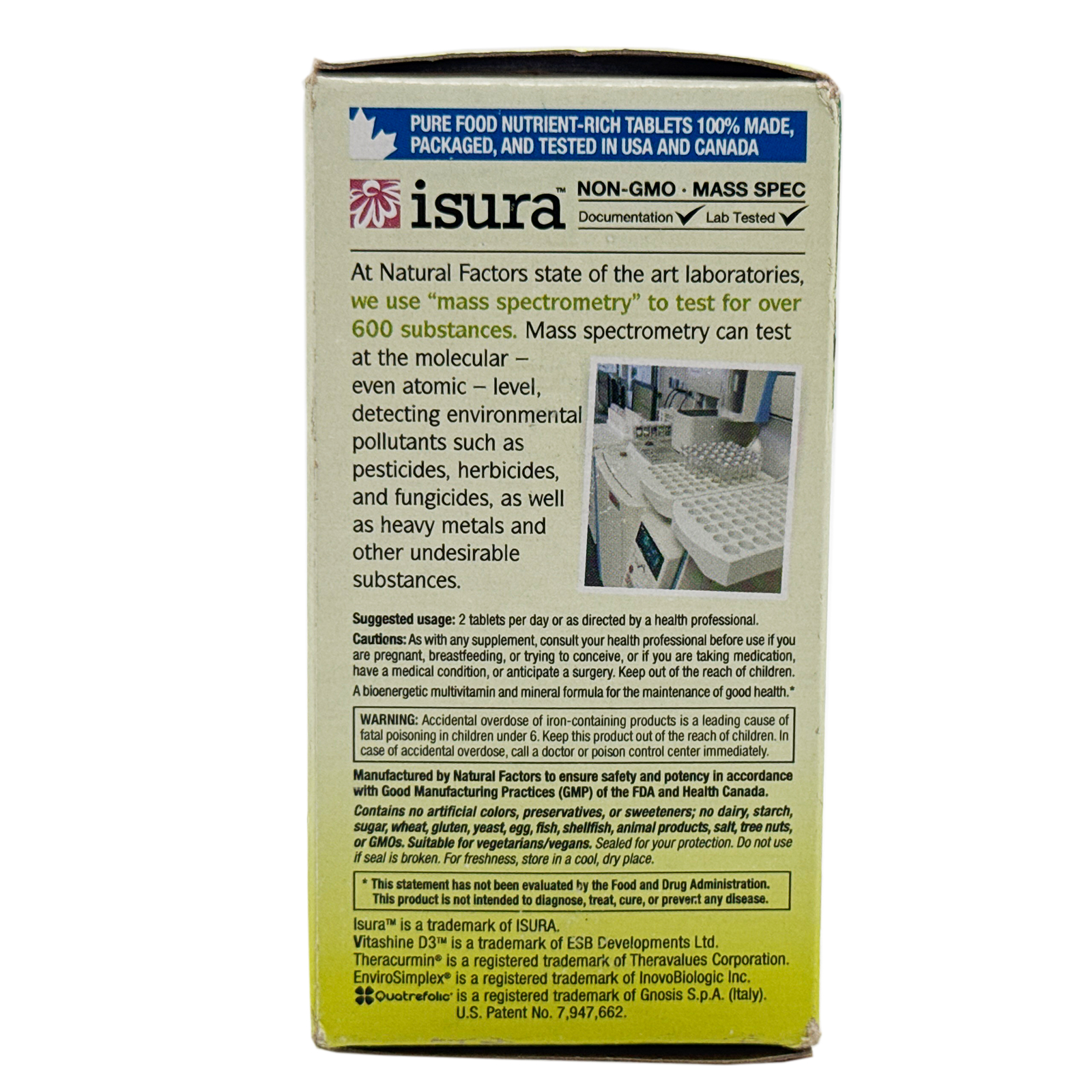 Natural Factors Whole Earth & Sea Women's Supplement 60 Tablets