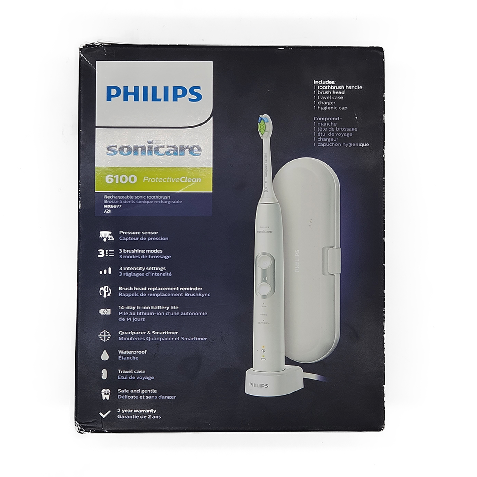 Philips Sonicare 6100 ProtectiveClean Electric Power Toothbrush 