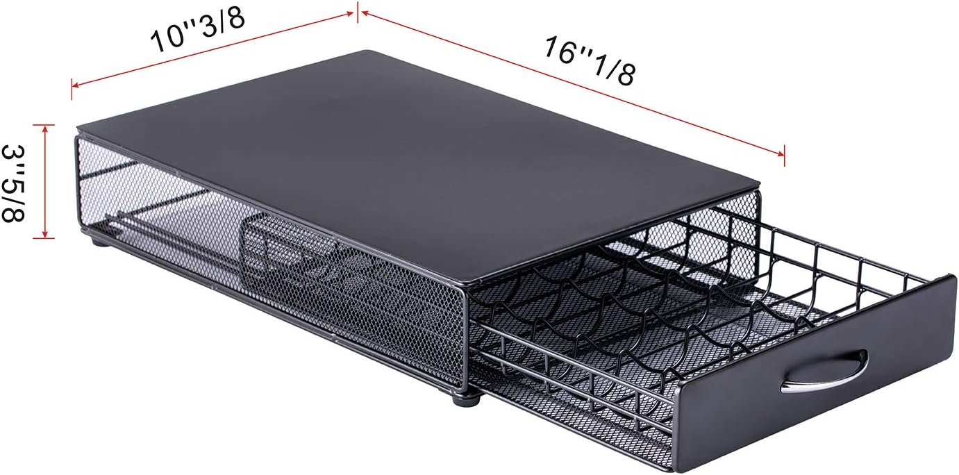  FlagShip Vertuo Pod Holder Storage Drawer for Nespresso Vertuo Capsule 40 Pods 