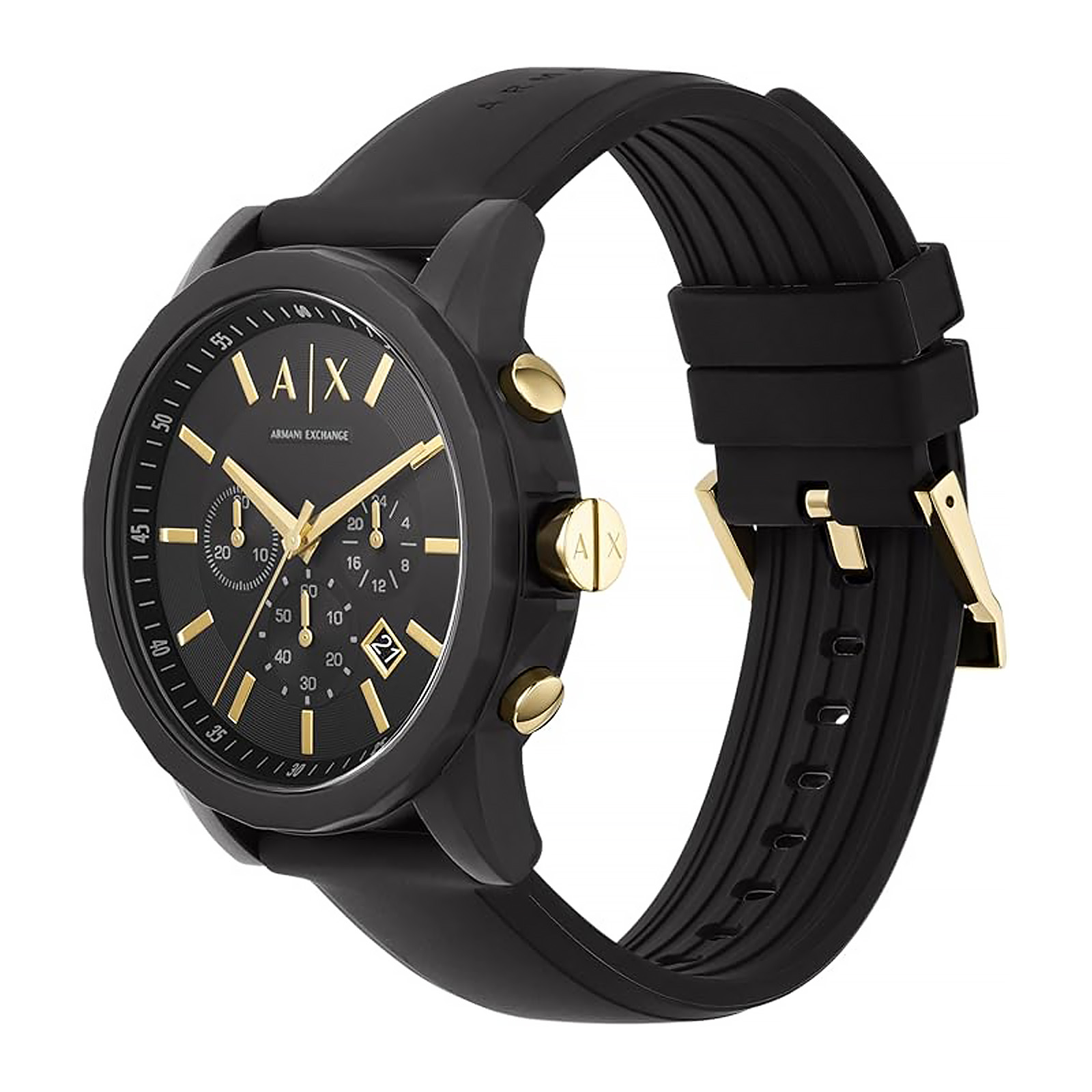 AX Armani Exchange Chronograph Watch for Men with Leather, Stainless Steel or Silicone Band