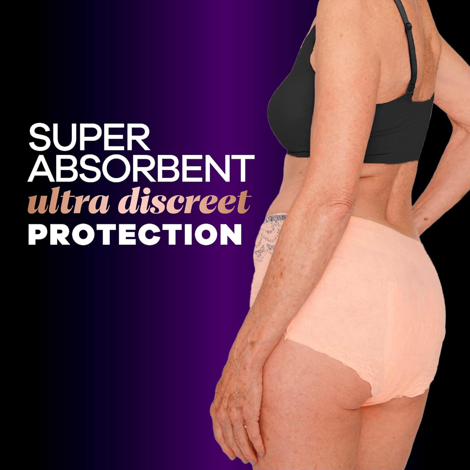 Always Discreet Boutique XL Women's Underwear, 48 Ct, Maximum Protection