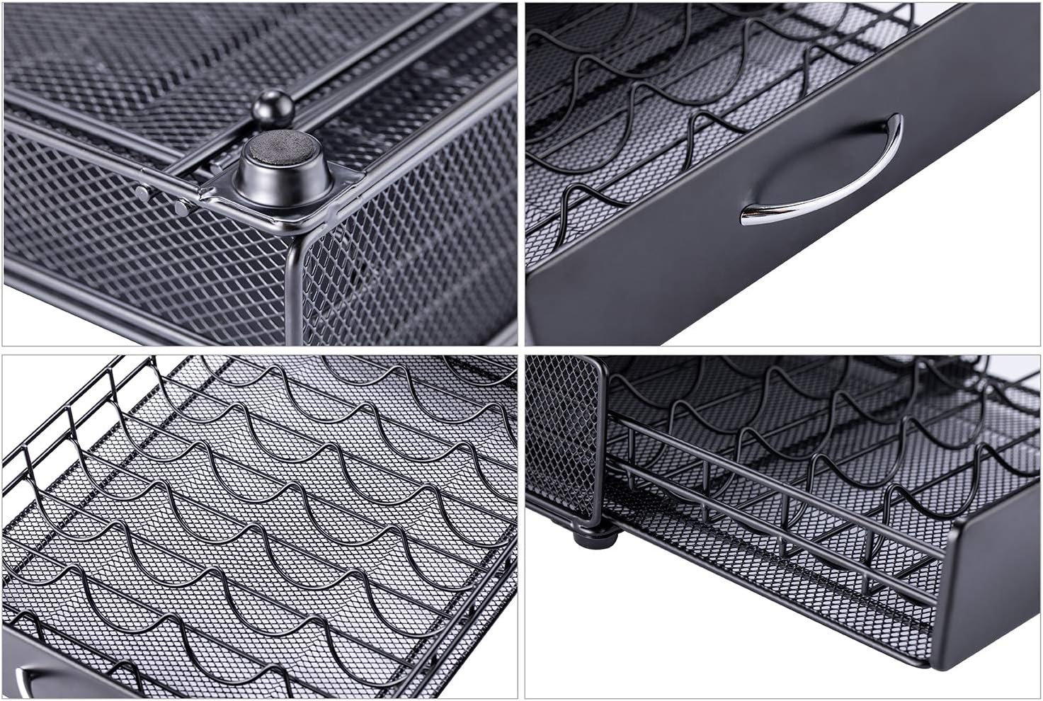  FlagShip Vertuo Pod Holder Storage Drawer for Nespresso Vertuo Capsule 40 Pods 