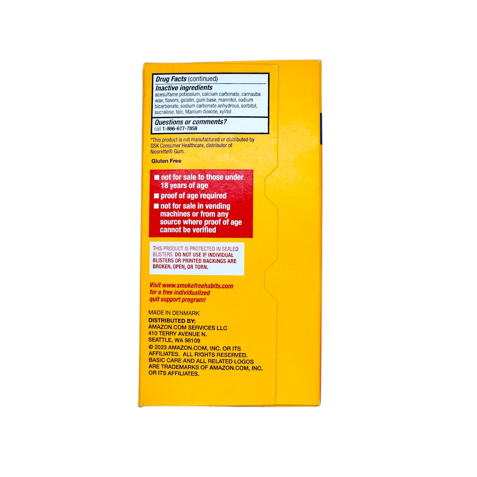 Amazon Nicotine Polacrilex Gum 2mg 160 Count Fruit Flavor Stop Smoke