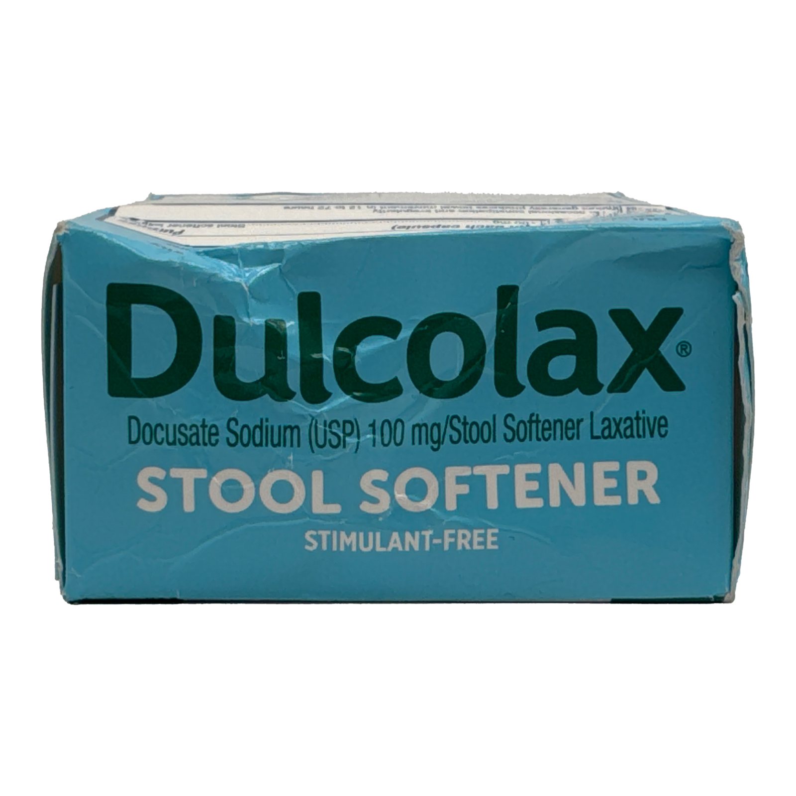 Dulcolax Stool Softener Laxative Liquid Gel Capsules, Docusate Sodium 100 mg, 100 Count