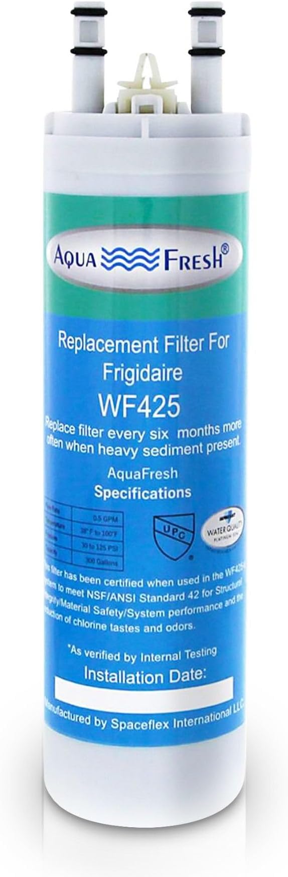 Aquafresh WF3CB Compatible Refrigerator Water Filter Replacement for WF3CB, PureSource 3, 706465, 242086201, 242086203, 242294501, 242069601, AP4567491, PS3412266, WF425