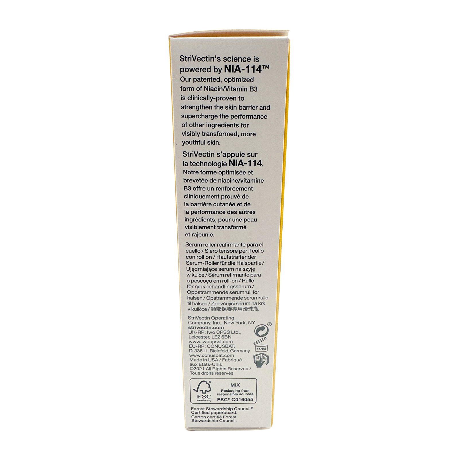 StriVectin TL Peptight Tightening Neck Serum Roller 1.7 fl oz