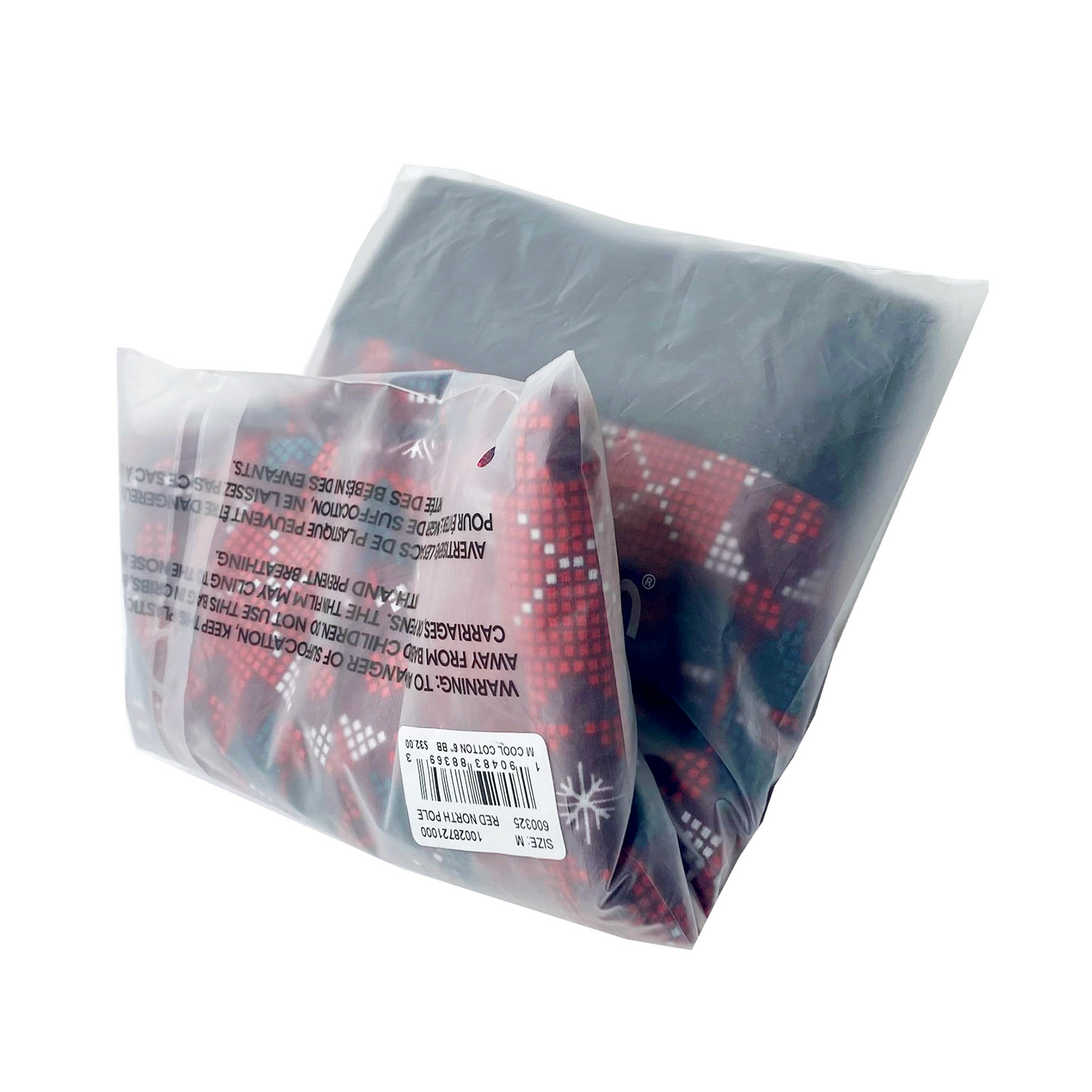 Tommy John Cool Cotton 6" Men's Medium Cool Cotton Red North Pole