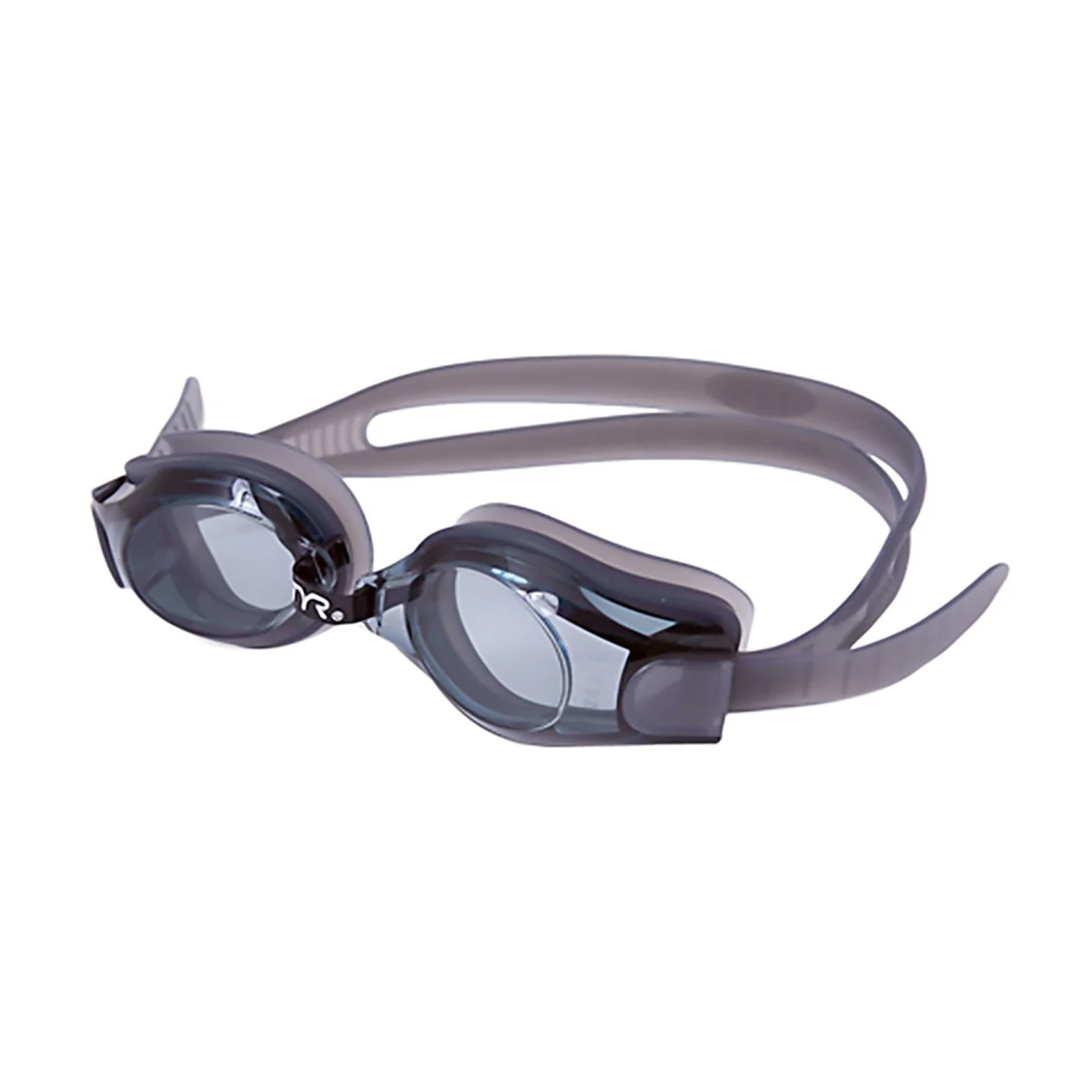 TYR Active Corrective Optical Swim Goggles Smoke -7.0 ~ Adult Fit