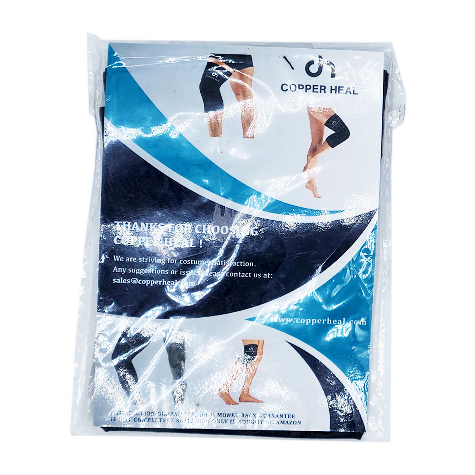 COPPER HEAL Compression Knee Sleeve - Large