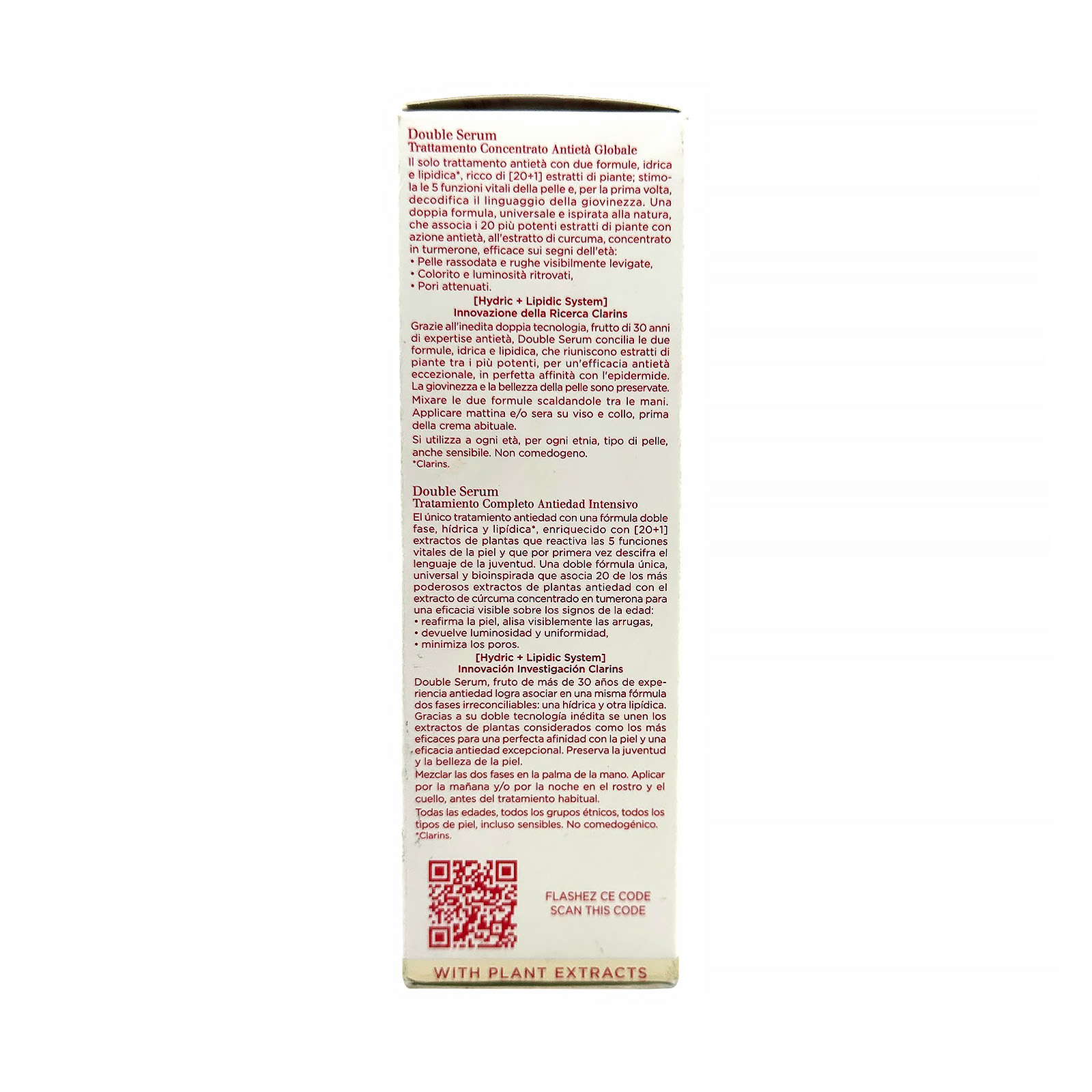 Clarins Anti Aging Double Serum Complete Age Control Concentrate 1.0 oz