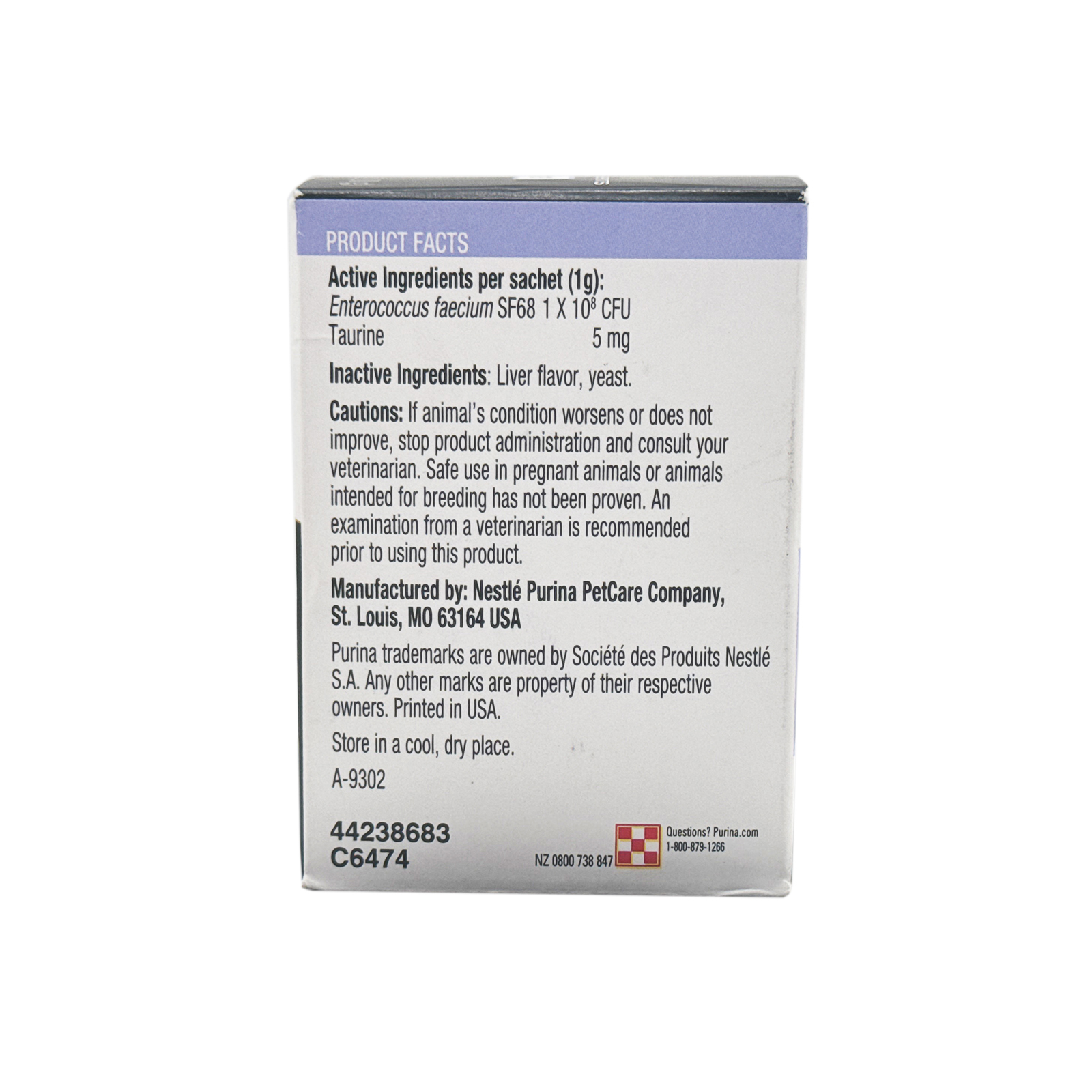 Purina Pro Plan Veterinary Supplements FortiFlora - Probiotic Supplement for Cats - 30 Sachets