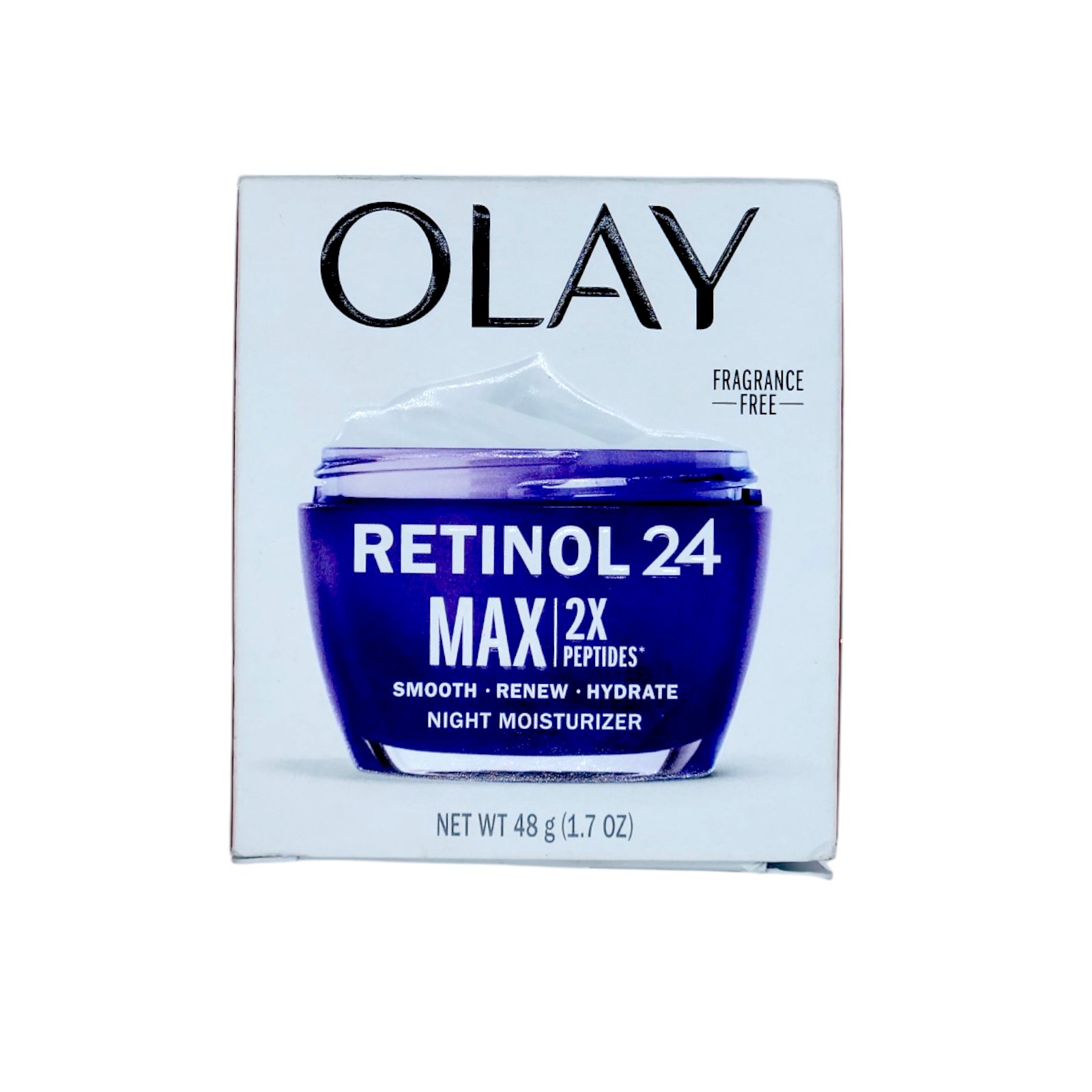 Olay, Retinol 24, Night Moisturizer, Fragrance Free, 1.7 Oz (48 G)