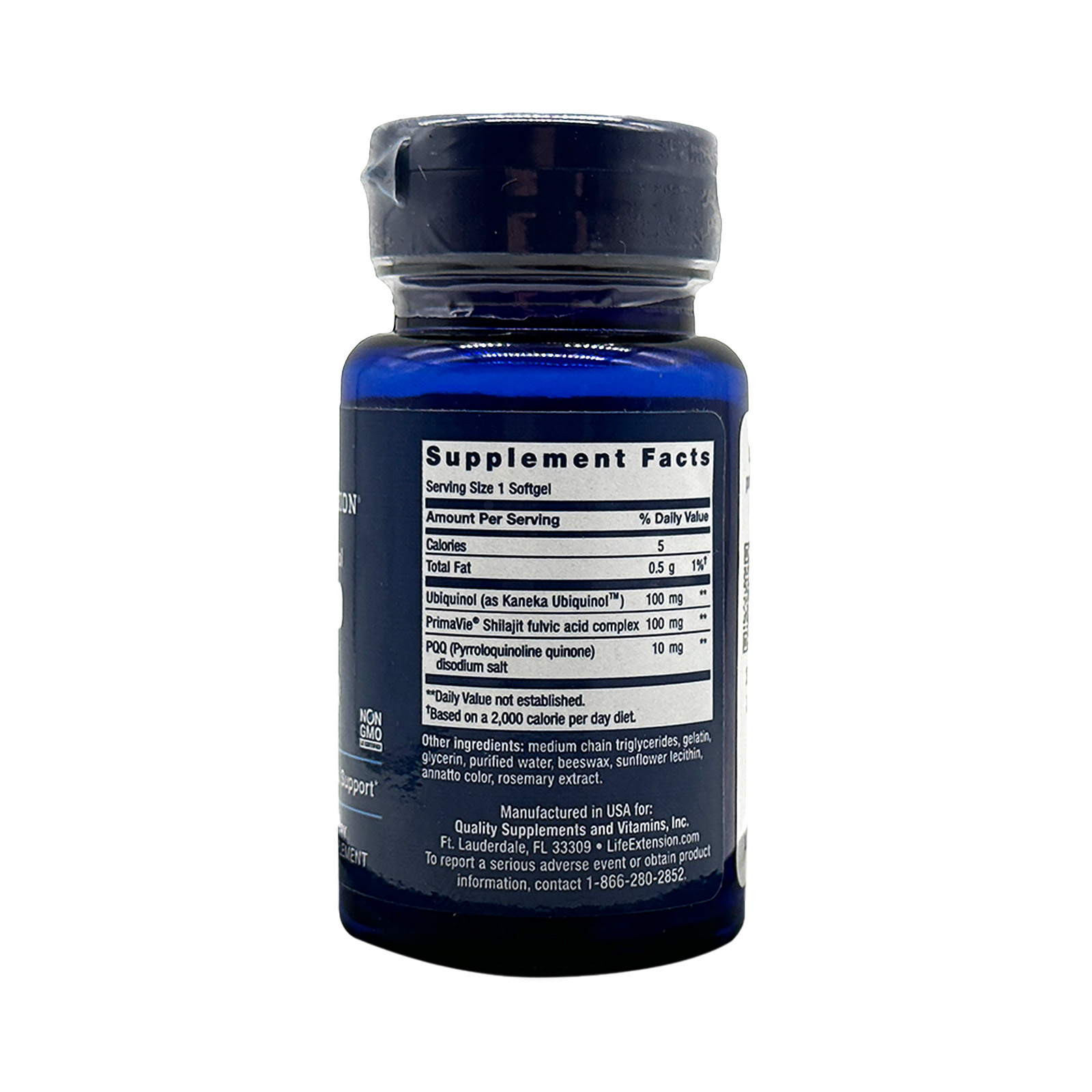 Life Extension Super Ubiquinol CoQ10 with PQQ, 100 mg, 30 softgels